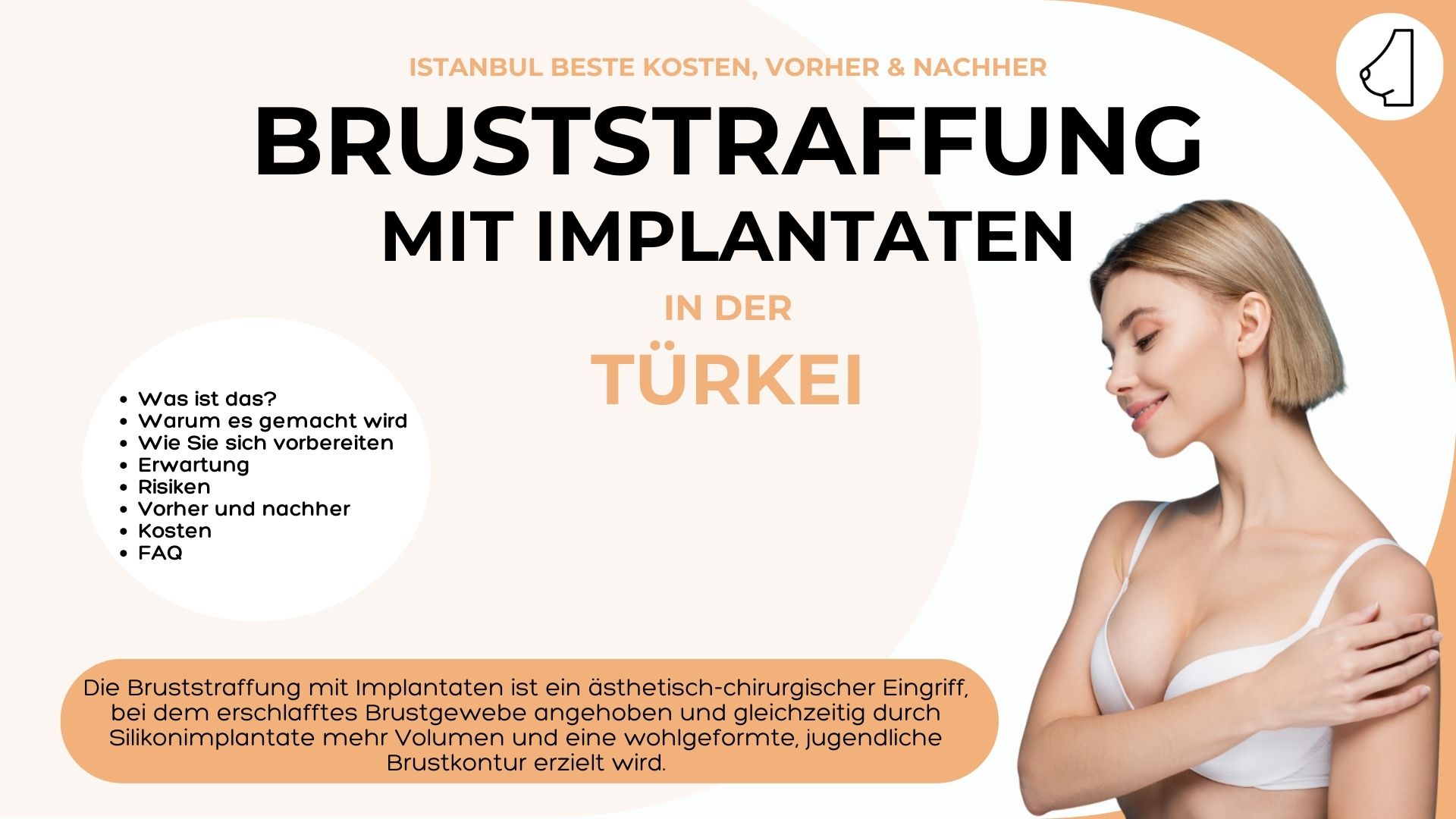 Bruststraffung mit Implantaten