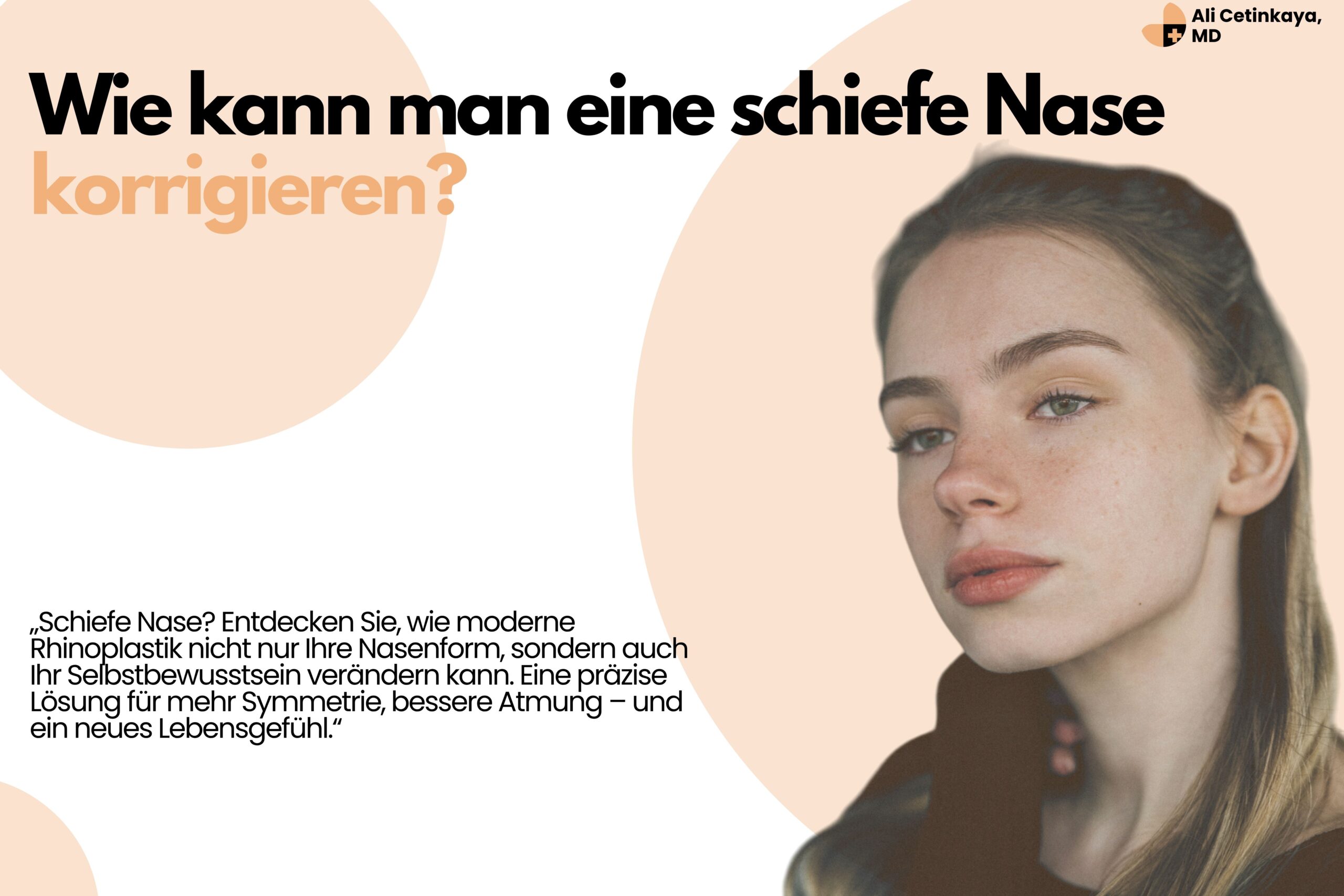 Schiefe Nase begradigen