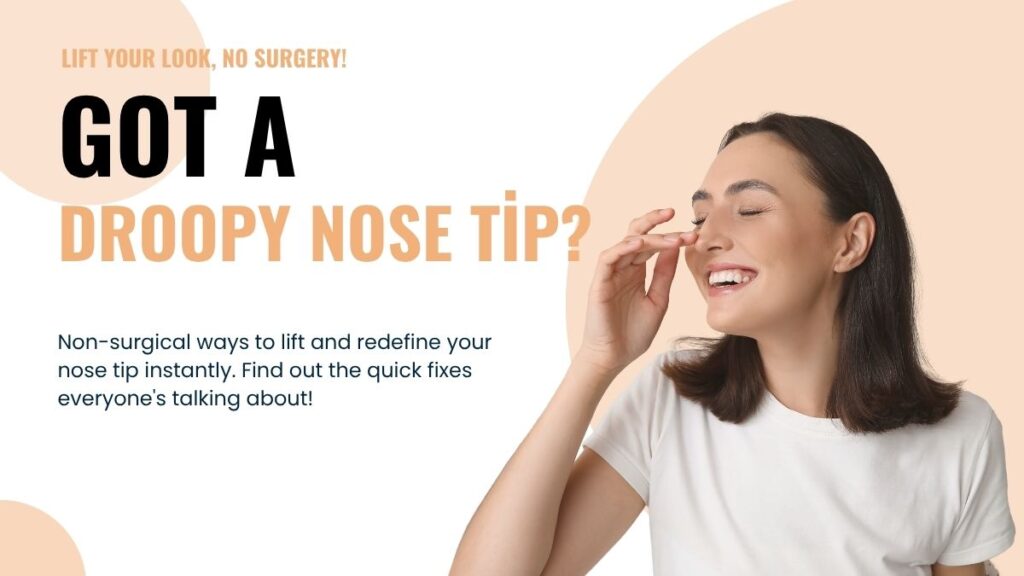 Non-surgical ways to lift and redefine your nose tip instantly. Find out the quick fixes everyone's talking about!