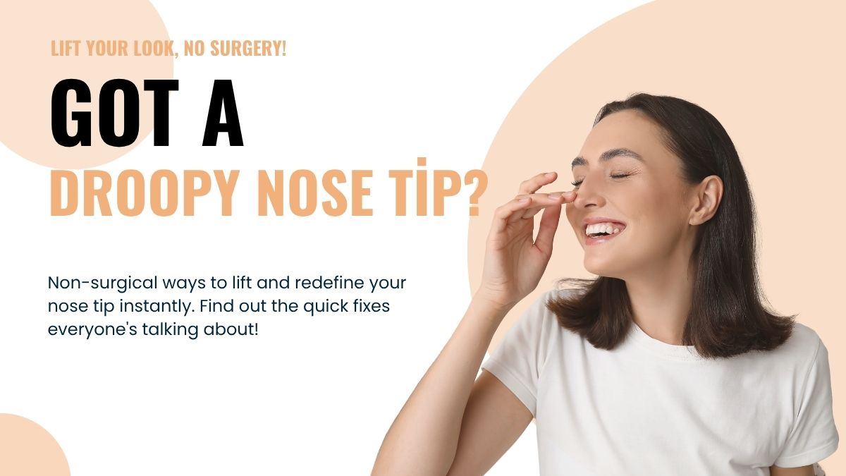 How to fix a droopy nose tip
