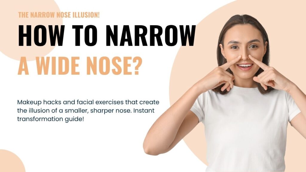 Makeup hacks and facial exercises that create the illusion of a smaller, sharper nose. Instant transformation guide!